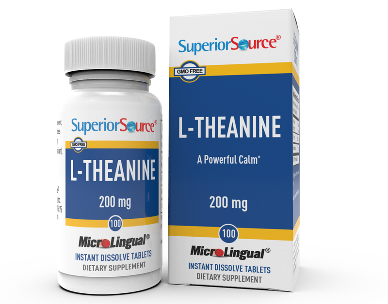 Superior Source L Theanine 200mg Instant Dissolve Tablets