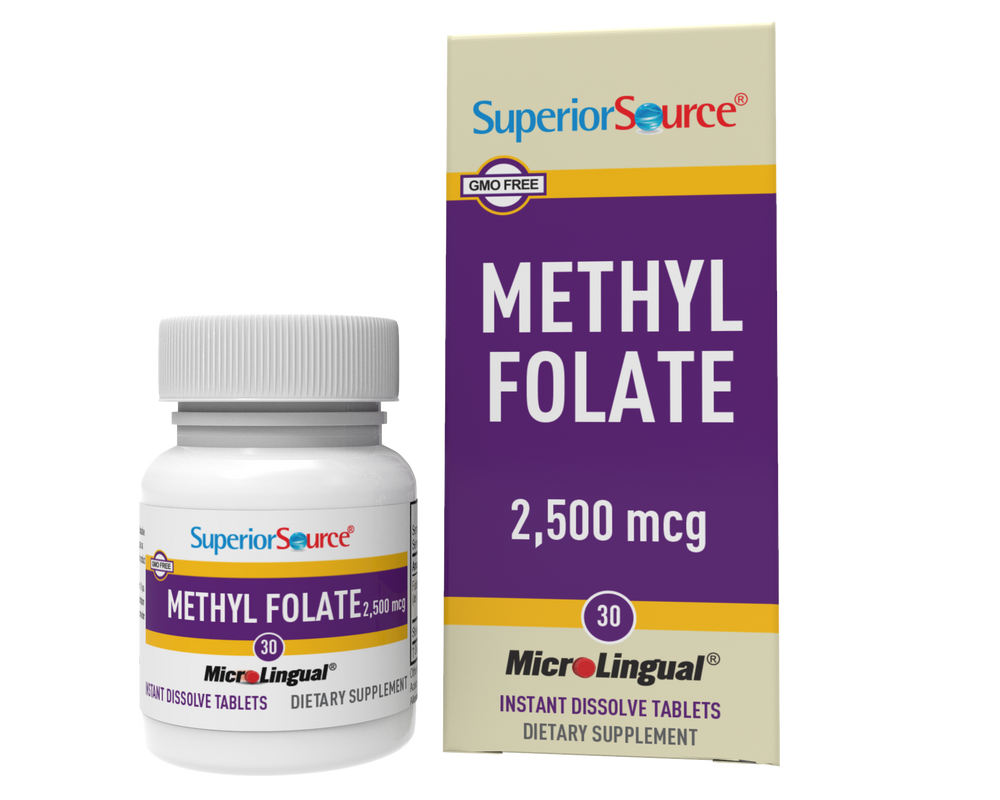 Superior Source Methylfolate 2,500 mcg
