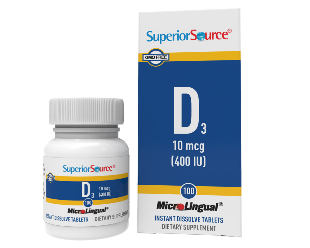 Superior Source Vitamin D3 400 IU (as Cholecalciferol)