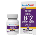 Superior Source NO SHOT Quick Energy Burst B-12 1,000 mcg