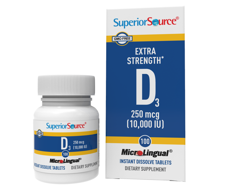 Superior Source Extra Strength Vitamin D3 10,000 IU