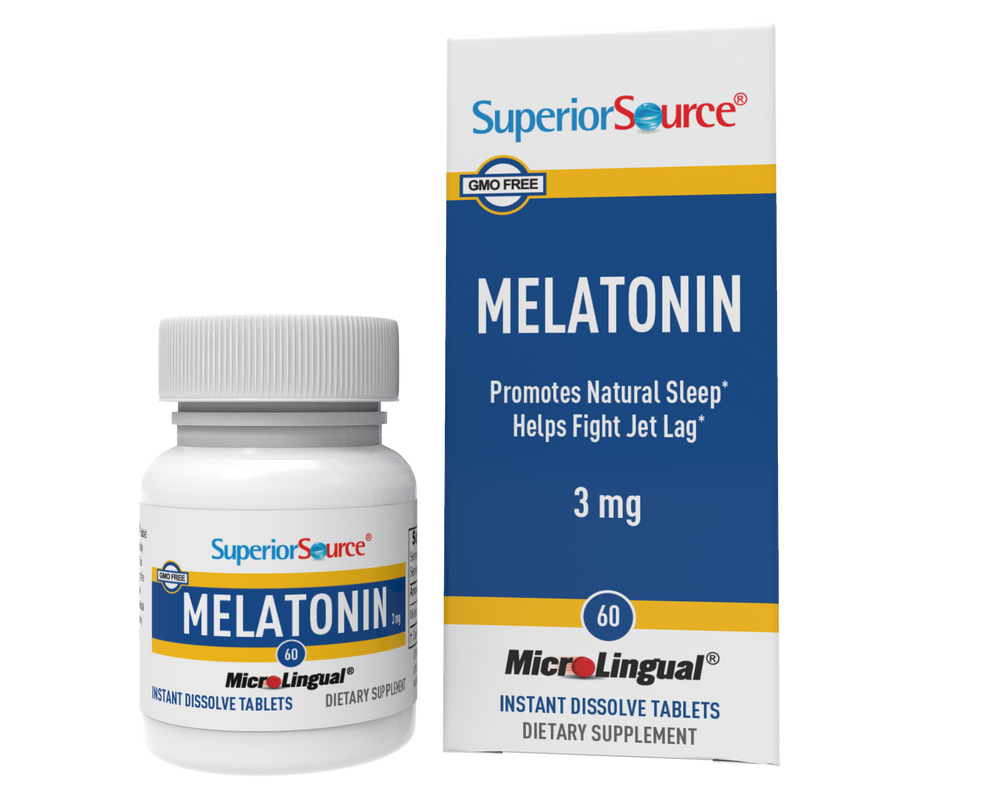 Superior Source Melatonin 3 mg With Chamomile
