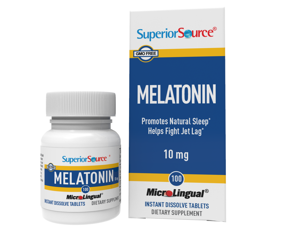 Superior Source Melatonin 10 mg With Chamomile