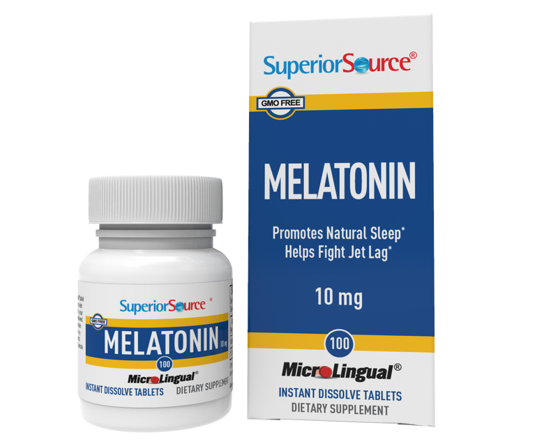 Superior Source Melatonin 10 mg With Chamomile
