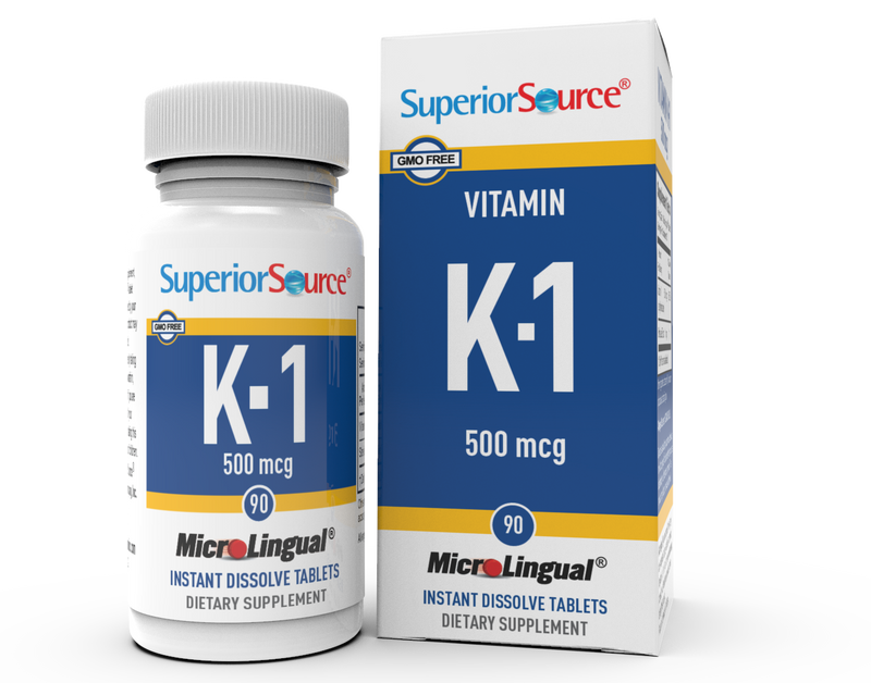Superior Source Vitamin K-1 500 mcg (as Phytonadione)