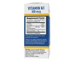 Superior Source Vitamin K-1 500 mcg (as Phytonadione)