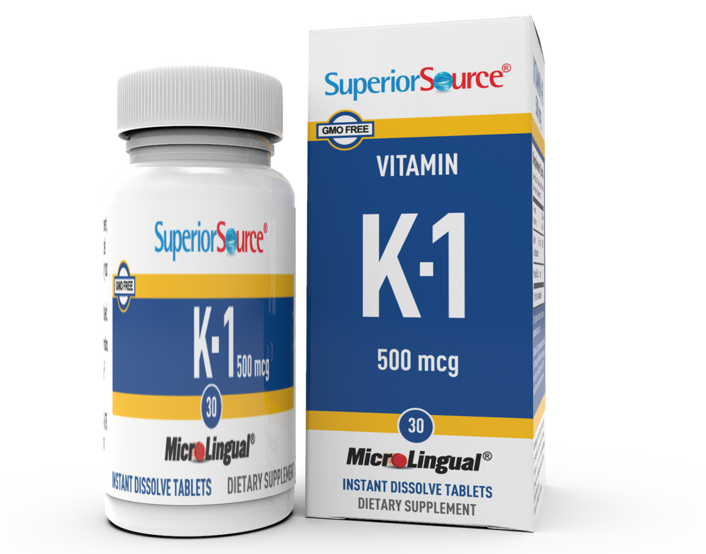 Superior Source Vitamin K-1 500 mcg (as Phytonadione)