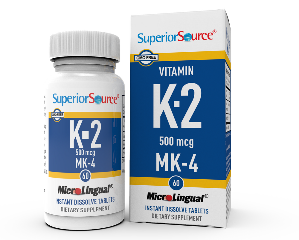 Superior Source Vitamin K-2 500 mcg (MK-4)