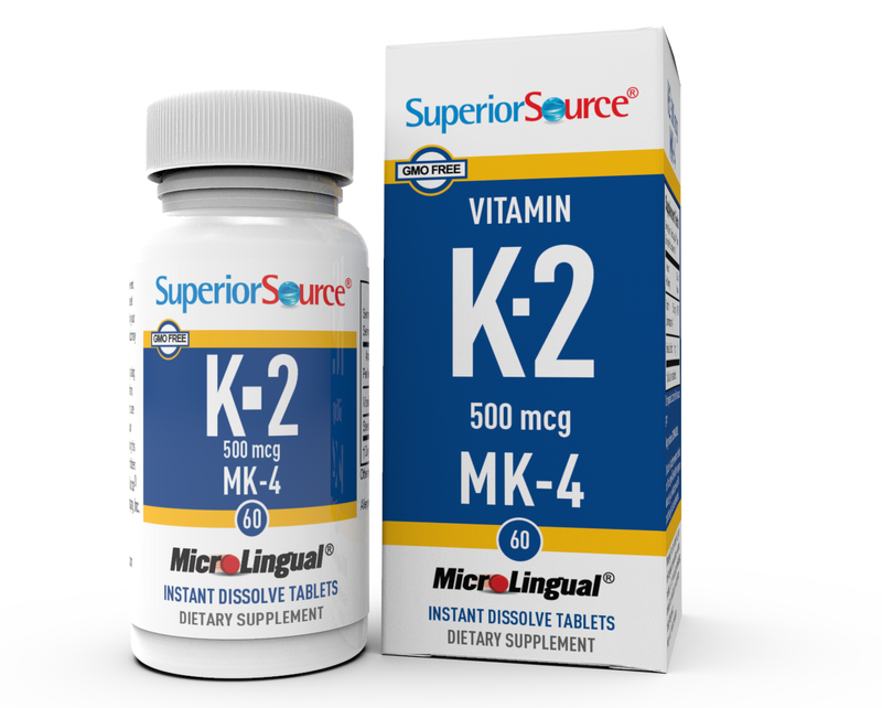 Superior Source Vitamin K-2 500 mcg (MK-4)