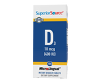 Superior Source Vitamin D3 400 IU (as Cholecalciferol)