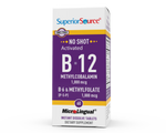 Superior Source NO SHOT Methylcolbalamin Activated B-12 1,000 mcg / B-6 (P-5-P) & Methylfolate 1,000 mcg