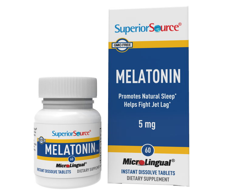 Superior Source Melatonin 5 mg With Chamomile