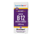 Superior Source NO SHOT Quick Energy Burst B-12 1,000 mcg