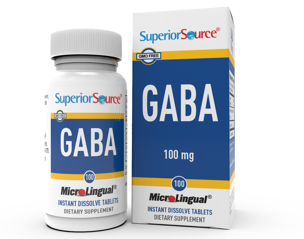 Superior Source GABA 100 mg Instant Dissolve Tablets