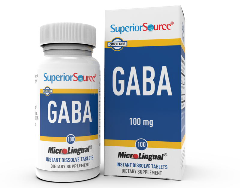Superior Source GABA 100 mg Instant Dissolve Tablets