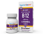 Superior Source NO SHOT Methylcobalamin B-12 5,000 mcg / D3 5,000 IU
