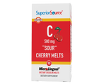 Superior Source Vitamin C 500 mg “Sour” Cherry Melts