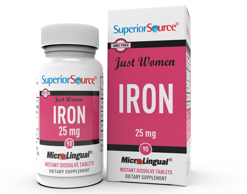 Superior Source Just Women Iron 25 mg (as Ferrous Fumarate)