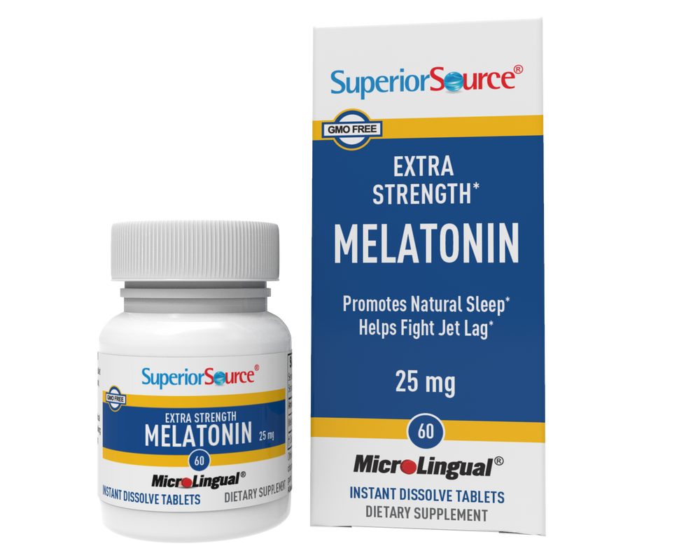 Superior Source Extra Strength Melatonin 25 mg