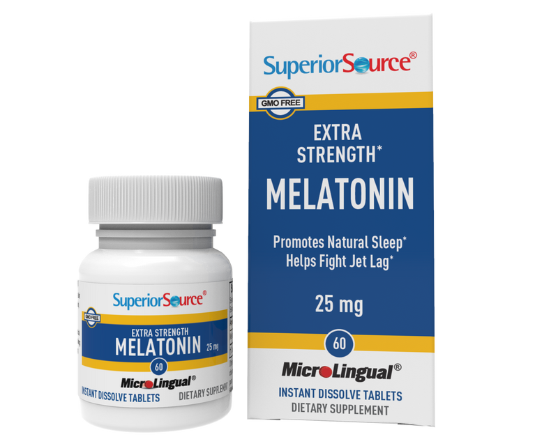 Superior Source Extra Strength Melatonin 25 mg
