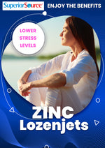 Superior Source Zinc Lozenjets with Vitamin C 15 mg and Zinc 5 mg