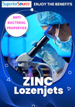 Superior Source Zinc Lozenjets with Vitamin C 15 mg and Zinc 5 mg
